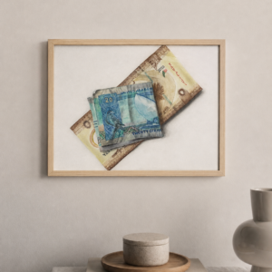 UAE Dirham Currency Art